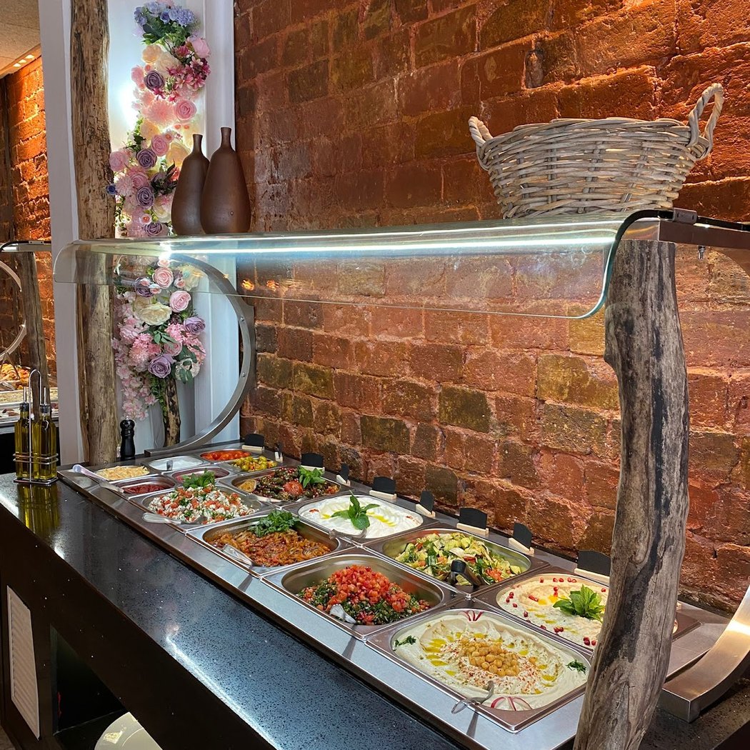 Restaurant Ici Damas, spécialités syriennes , Buffet à volonté halal. 1